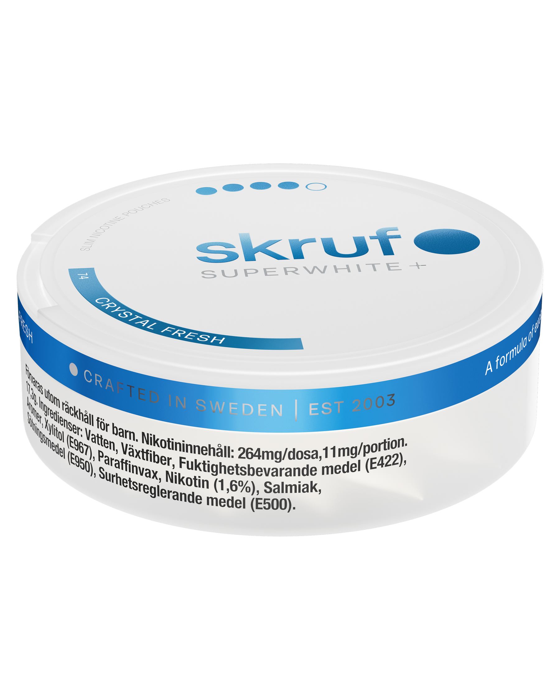 skruf SUPERWHITE no. 74 Crystal Fresh Extra Strong - bild 2