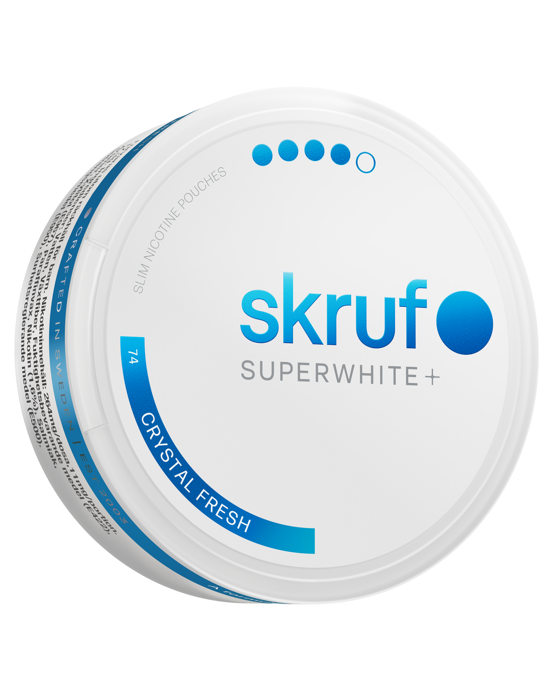skruf SUPERWHITE no. 74 Crystal Fresh Extra Strong