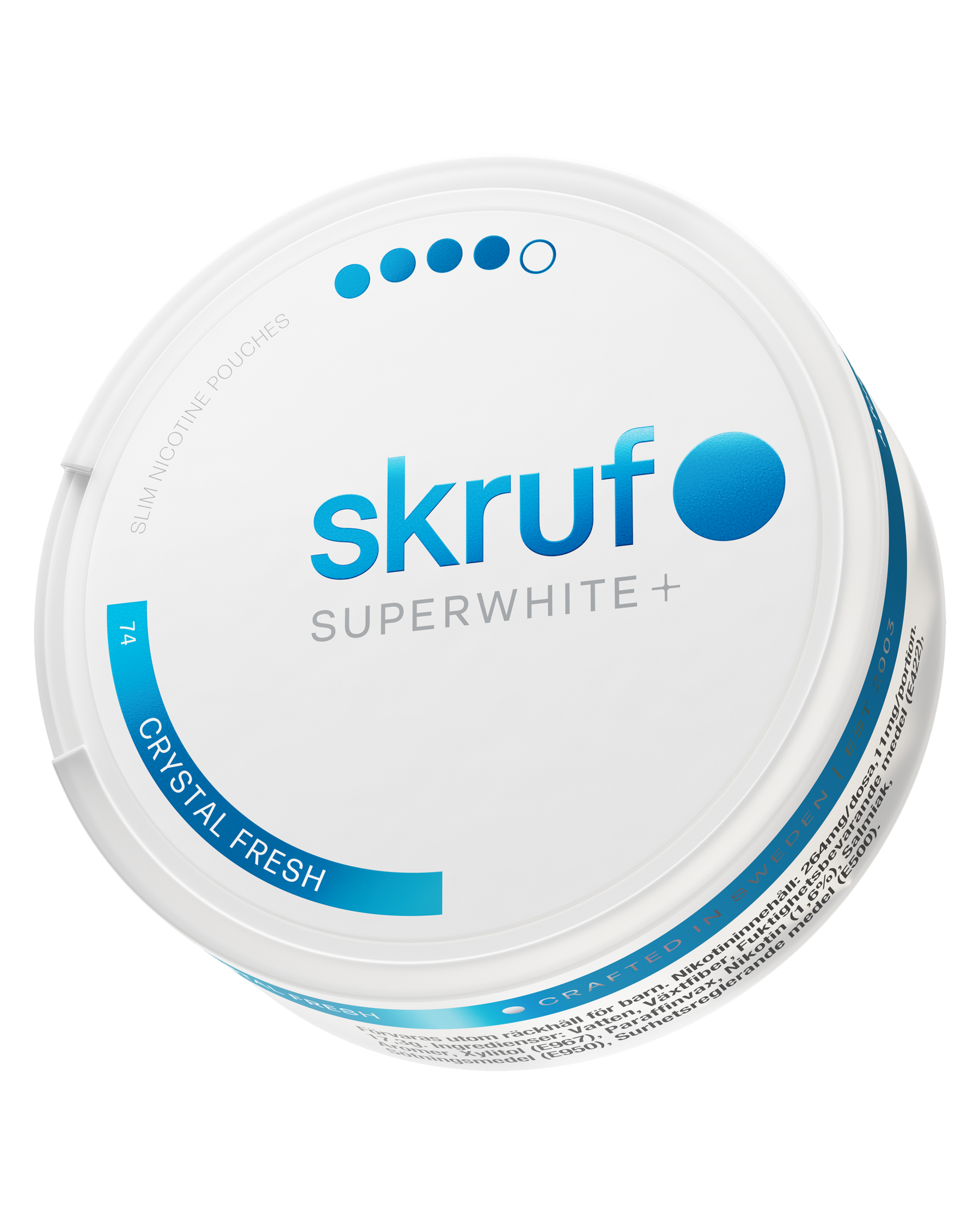 skruf SUPERWHITE no. 74 Crystal Fresh Extra Strong - bild 4