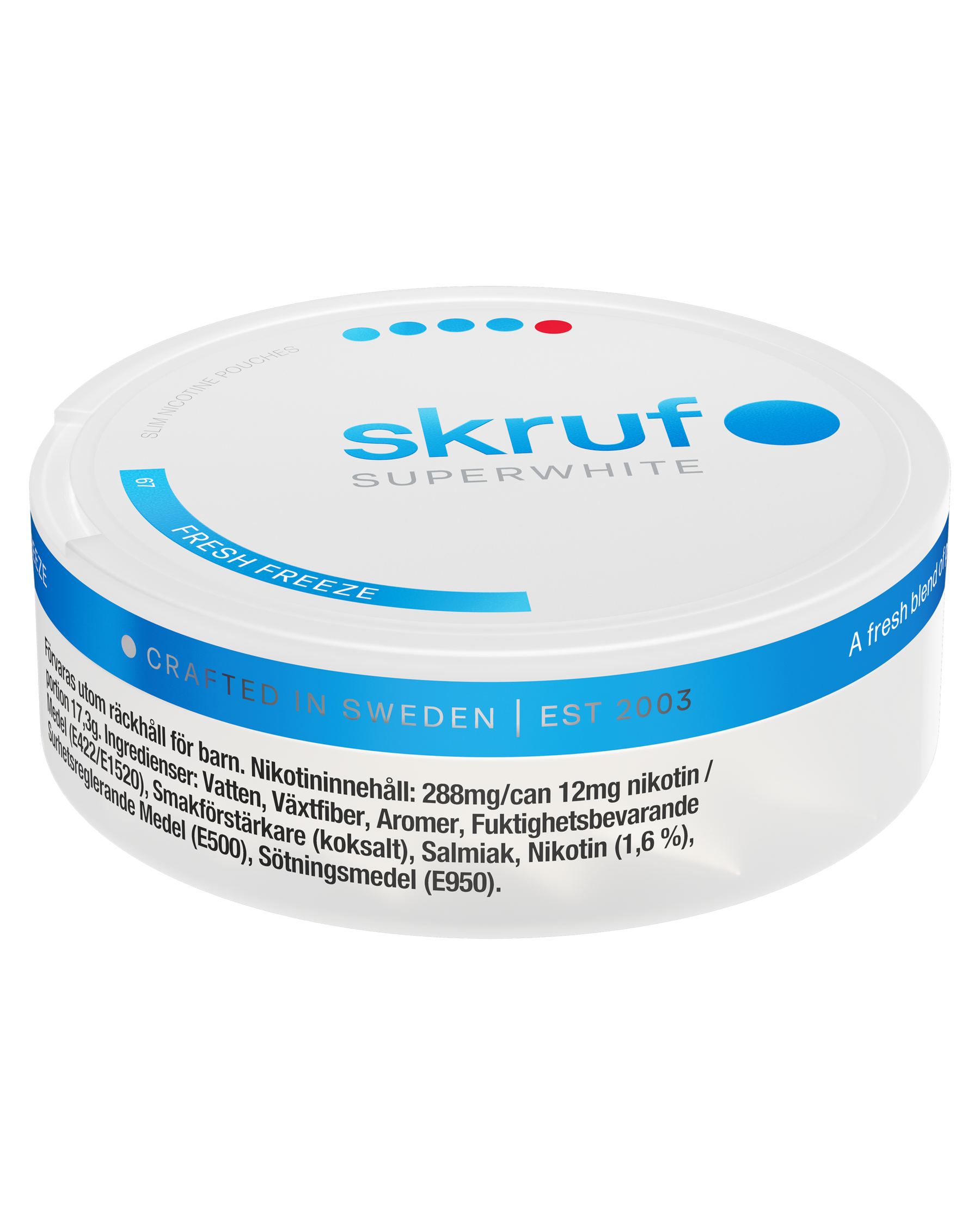 skruf SUPERWHITE no. 67 Fresh Freeze #5 - bild 2