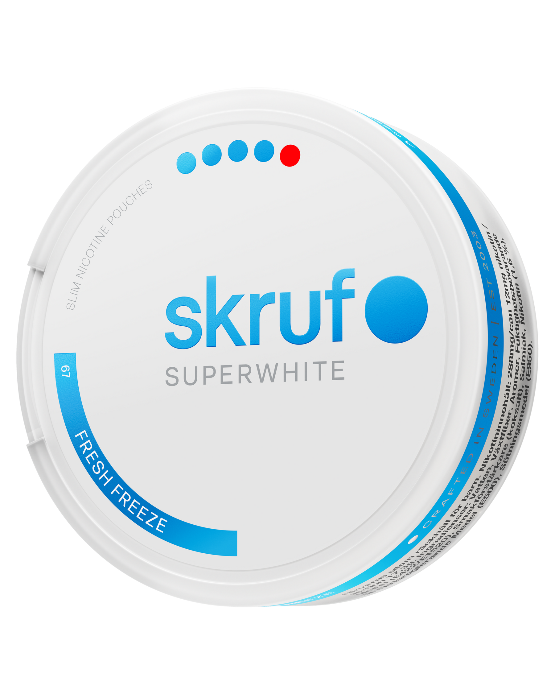 skruf SUPERWHITE no. 67 Fresh Freeze #5 - bild 3