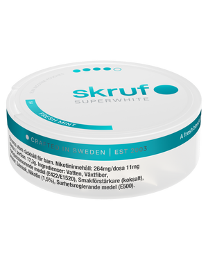 skruf SUPERWHITE no. 54 FRESH MINT XTRA STRONG - bild 2