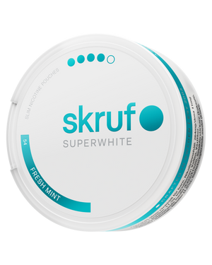 skruf SUPERWHITE no. 54 FRESH MINT XTRA STRONG - bild 3
