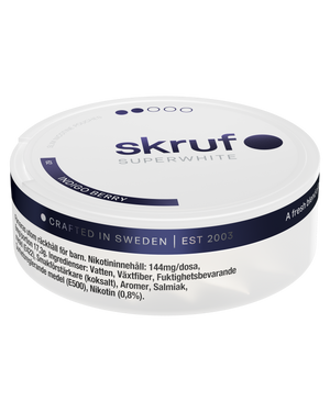 skruf SUPERWHITE no. 62 INDIGO BERRY MEDIUM STRENGTH - bild 2