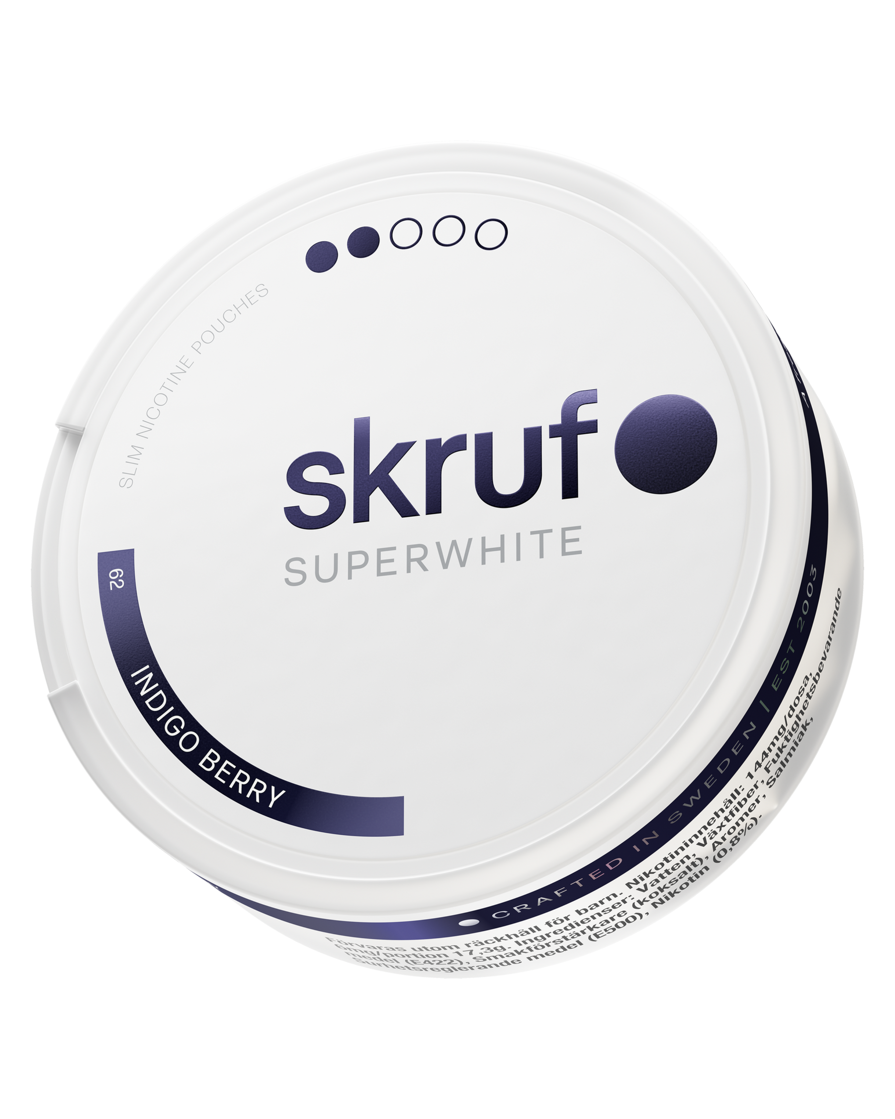 skruf SUPERWHITE no. 62 INDIGO BERRY MEDIUM STRENGTH - bild 4