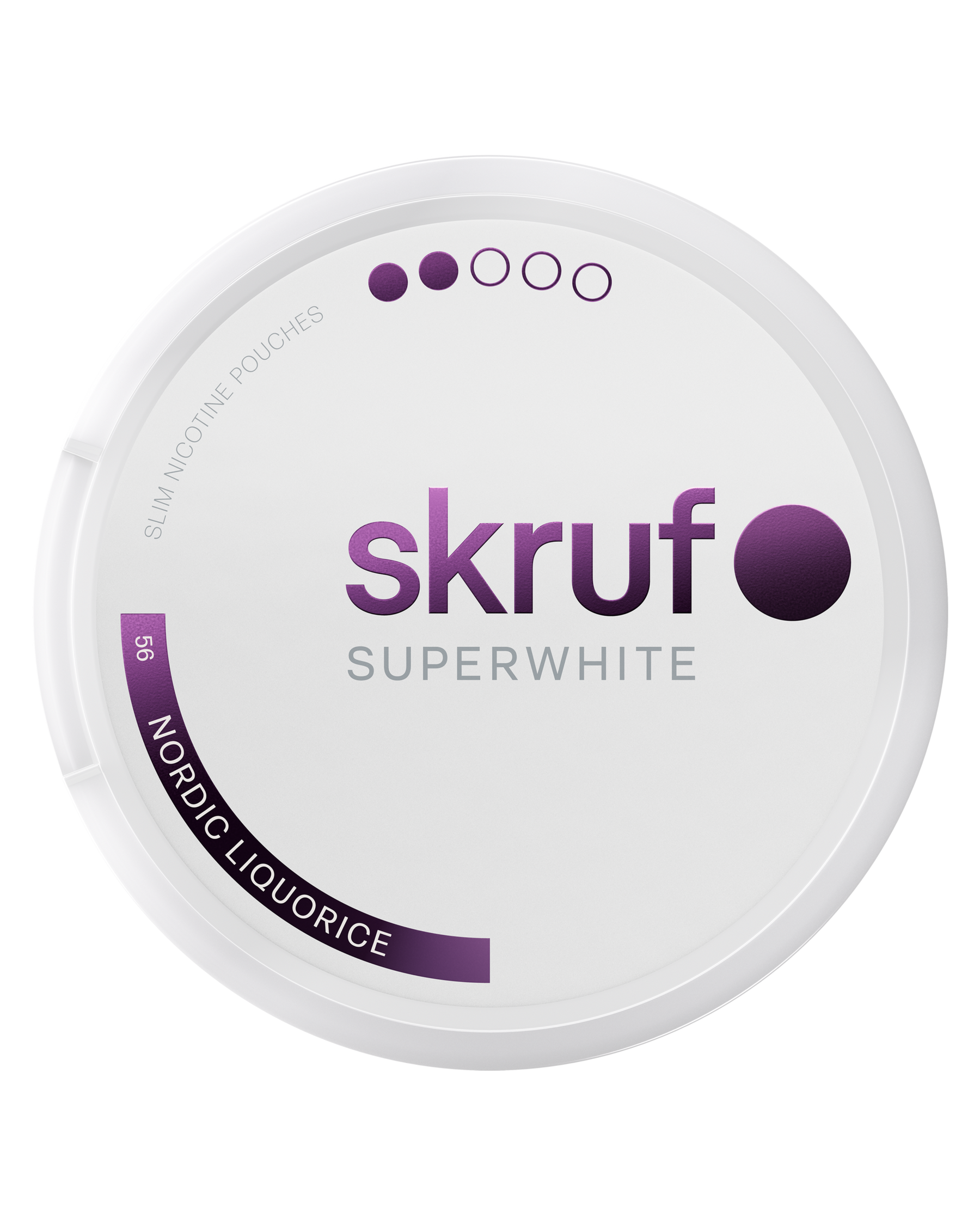 skruf SUPERWHITE no. 56 NORDIC LIQUORICE MEDIUM STRENGTH - bild 5