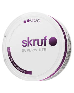 skruf SUPERWHITE no. 56 NORDIC LIQUORICE MEDIUM STRENGTH - bild 3