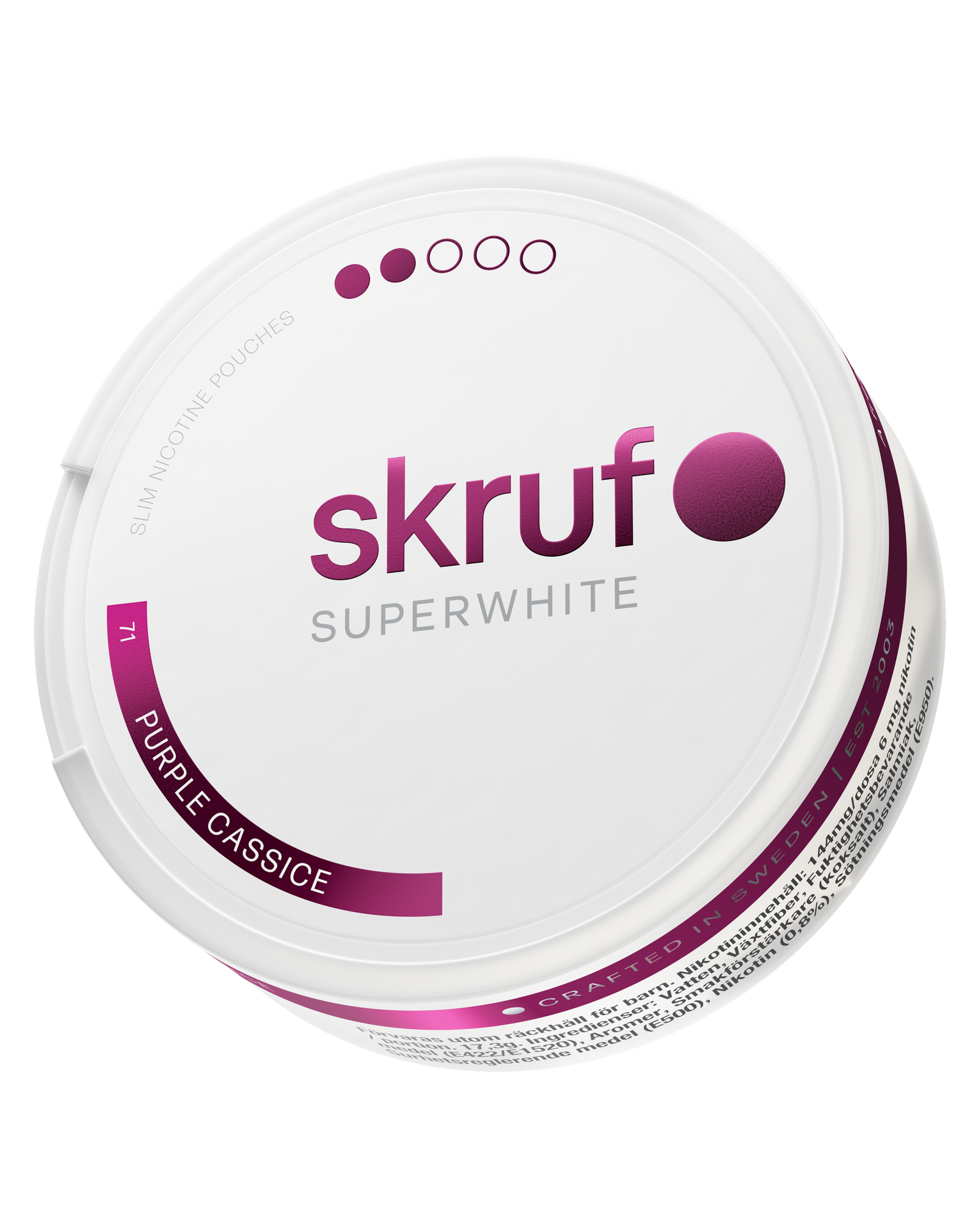 skruf SUPERWHITE no. 71 PURPLE CASSICE MEDIUM STRENGTH - bild 4