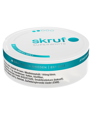 skruf SUPERWHITE no. 52 FRESH MINT MEDIUM STRENGTH - bild 2