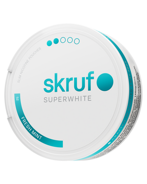skruf SUPERWHITE no. 52 FRESH MINT MEDIUM STRENGTH - bild 3