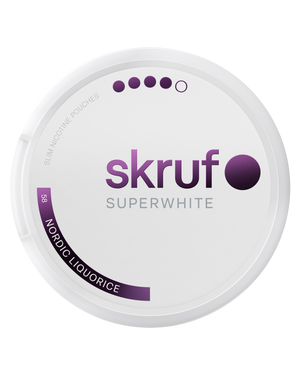 skruf SUPERWHITE no. 58 NORDIC LIQUORICE XTRA STRONG - bild 5