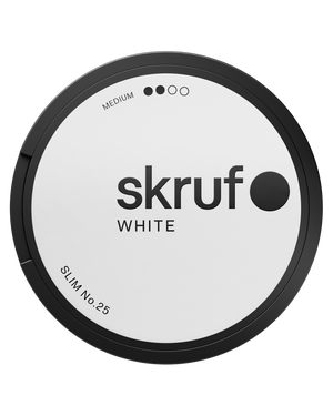 skruf no. 25 Slim White Medium - bild 3