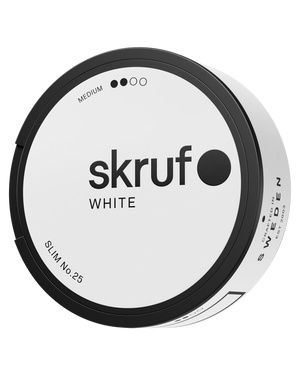 skruf no. 25 Slim White Medium - bild 5