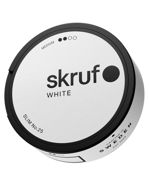 skruf no. 25 Slim White Medium - bild 4
