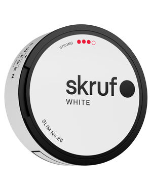 skruf no. 26 Slim White Strong