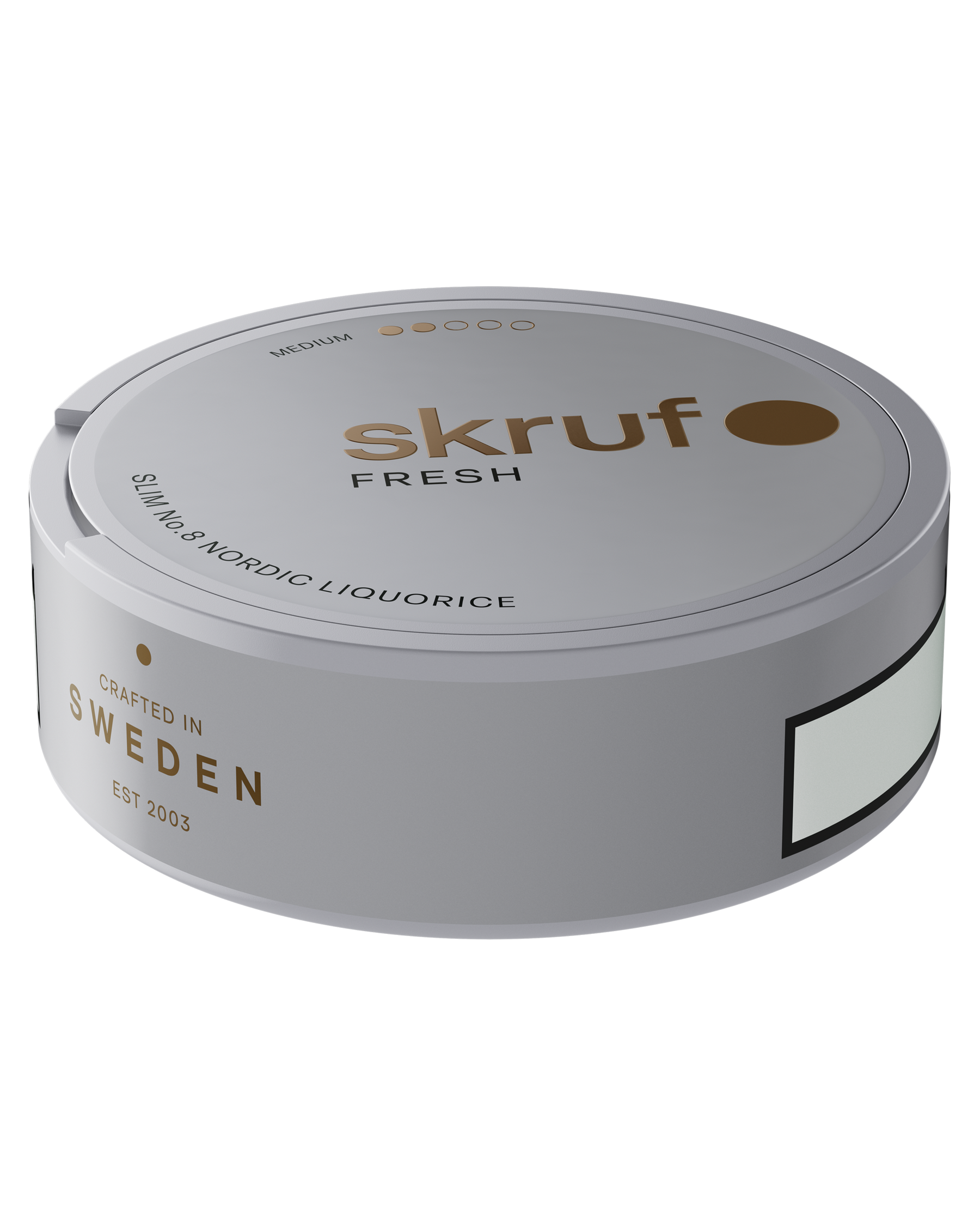 skruf fresh no. 8 NORDIC LIQUORICE MEDIUM - bild 2