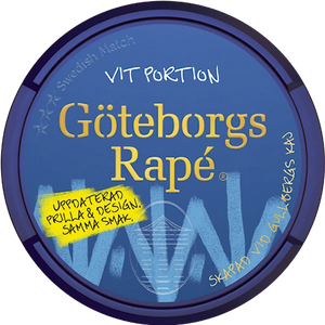 Göteborgs Rapé Vit Portion