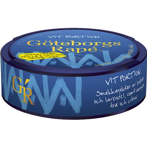 Göteborgs Rapé Vit Portion