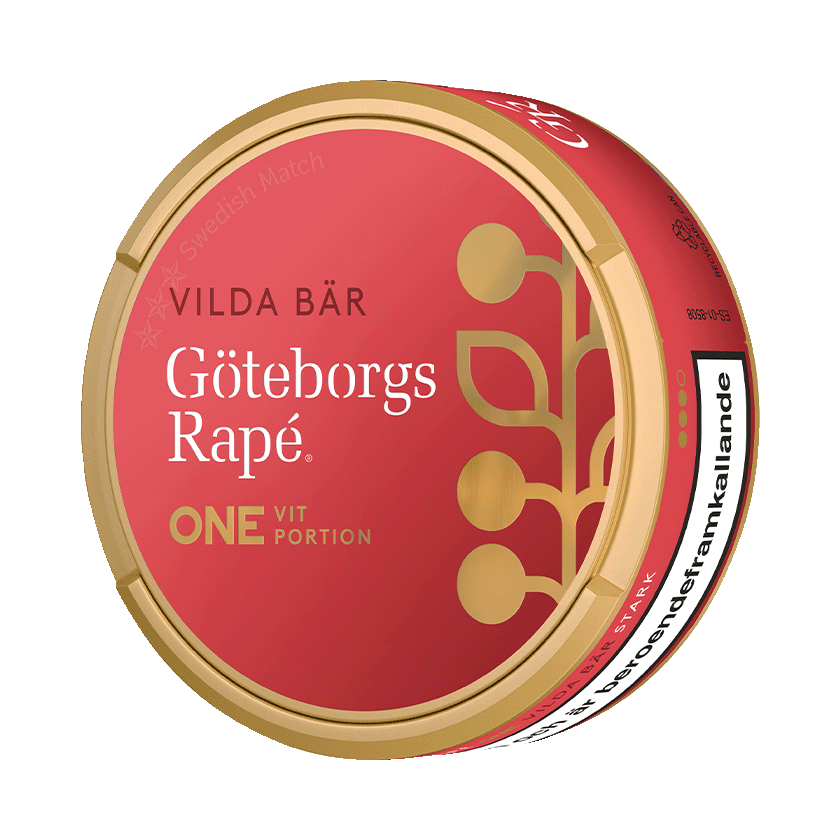Göteborgs Rapé ONE White Vilda bär